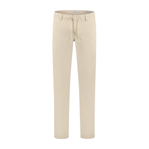 Broek Chino Prestige Linen Light Beige 273