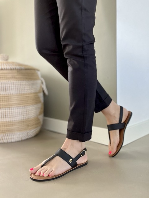 Schoen Sandaal Leather Black BDS