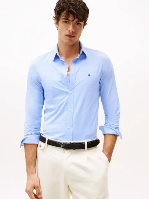 Overhemd Gingham Shirt Blue/Check 0MS