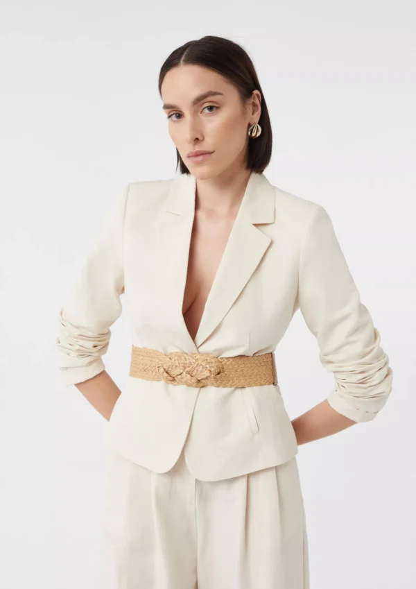 Riem Linen Beige Fusun Lidner 8082