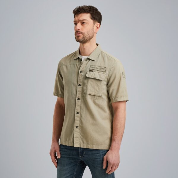Overhemd SS Ctn/Linen Shadow 6170