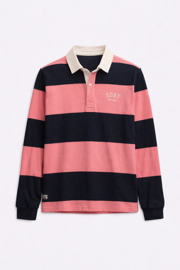 Rugby Heritage Navy/Preppy Pink K3L