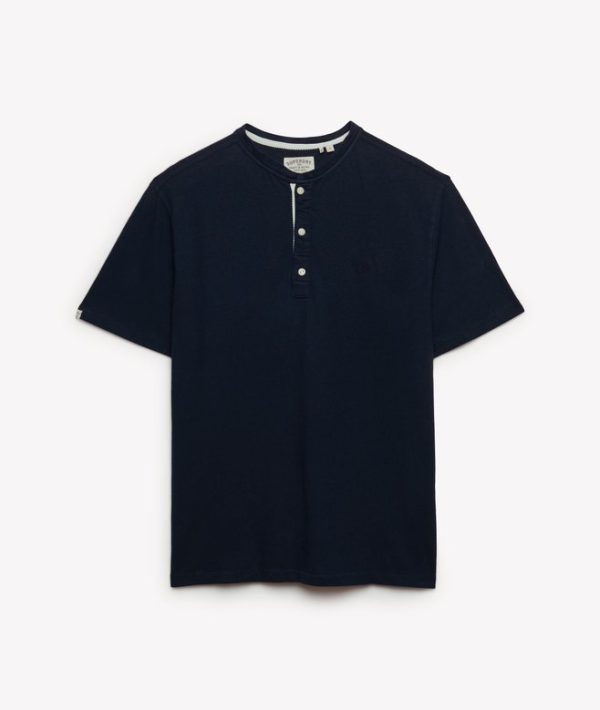 Polo Classic Cotton Lin Grandad Nordic Chrime Navy L6T