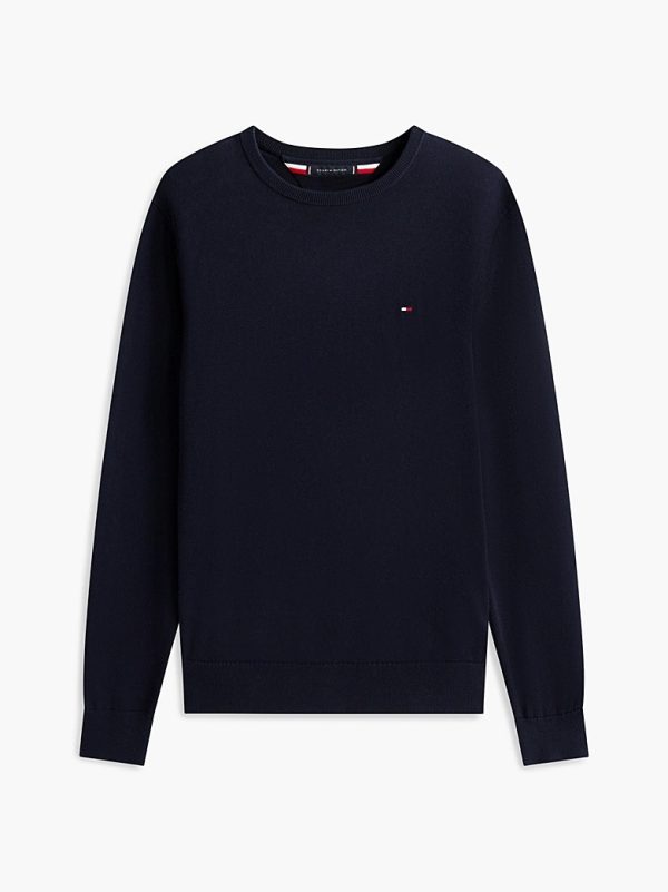 Core Cotton O-Neck navy
