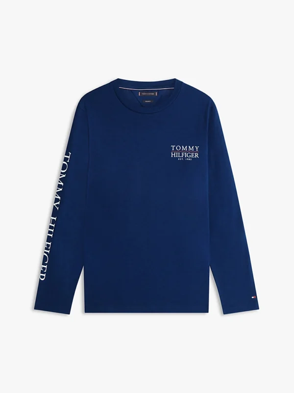Tshirts LS Heritage Carbon Navy DCC
