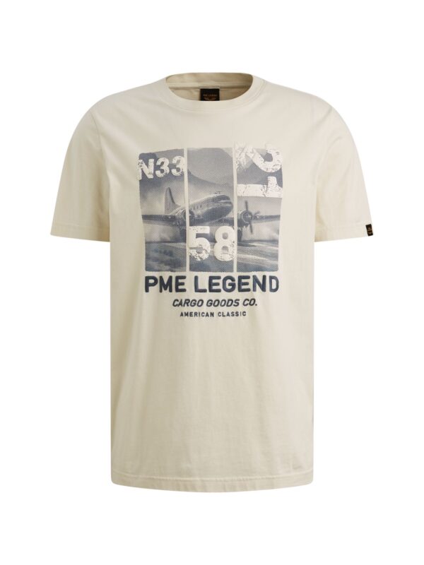 Tshirt Print Bone White 7013