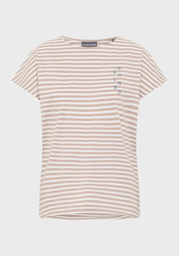 Tshirt Selma Camel/Bright White  560004