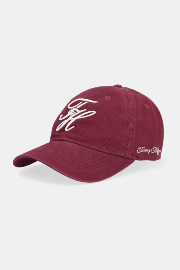Cap Embroidered Deep Rouge