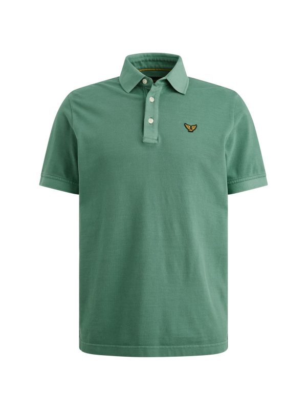 Polo Pique Dyed Deep Sea 6053