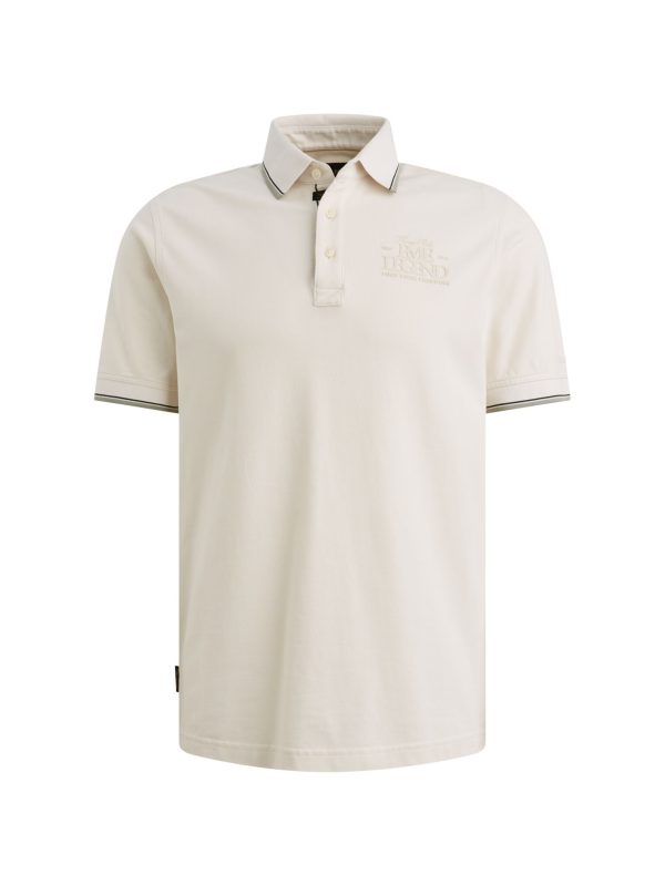Polo Stretch Pique Egret 7001
