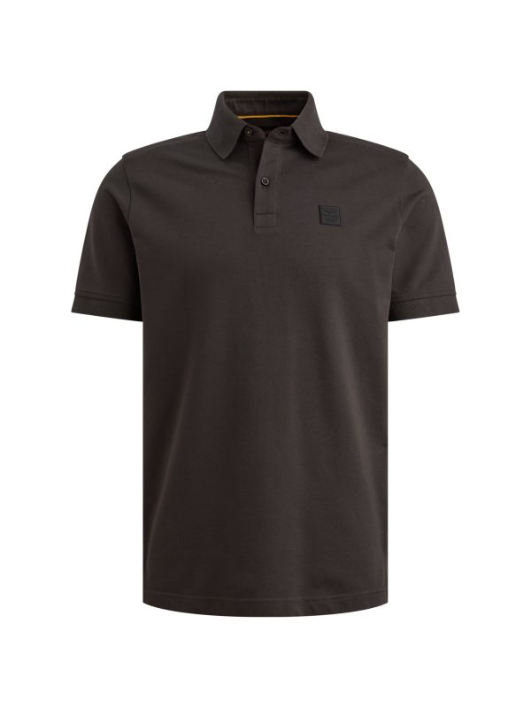 Polo Stretch Pique Obsidian 9140