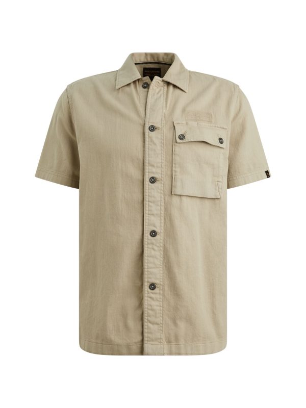 Overhemd SS Slub Twill GD Spray Green 6001