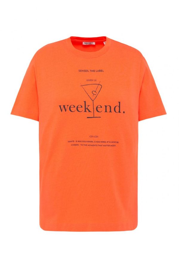 Tshirt TU:LIP Iconic Orange