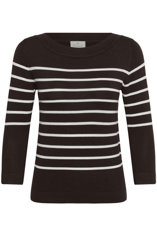 Trui KAlizza Boatneck Coffee Bean/C 1000093