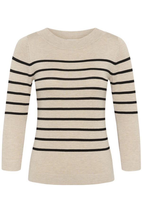 Trui KAlizza Boatneck Feather Grey Mel 109662