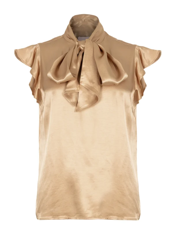 Top Bodile Ruffle Gold
