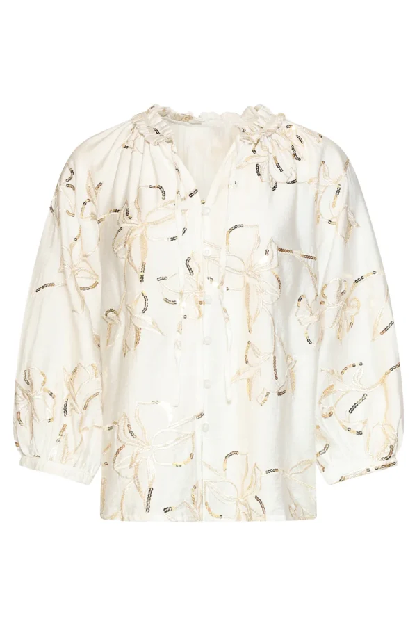 Blouse Off White Gold 010-025