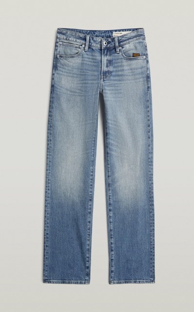 Jeans Straight Wmn Faded blue halite