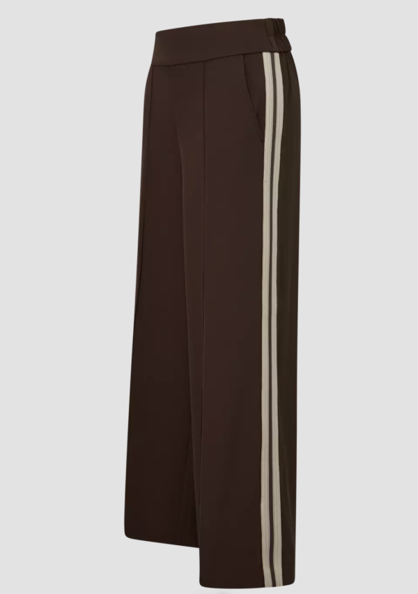 Broek stripe 2179461 long bruin