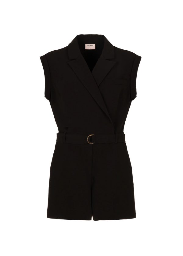 Jumpsuit jackline black s/s