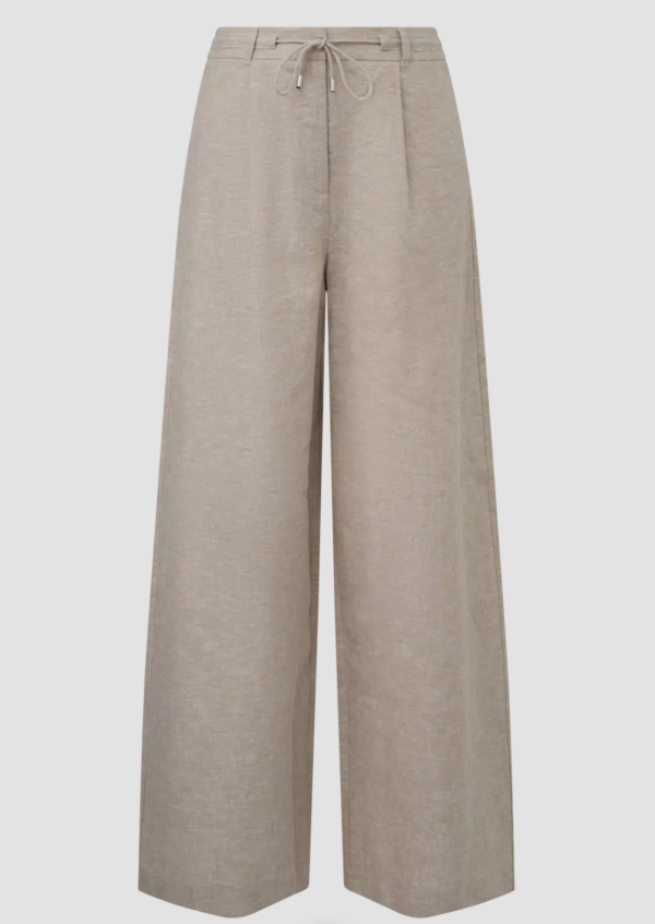 Broek linnen ecru