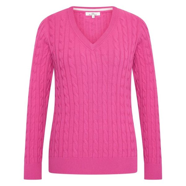 HVS trui Ava Cable fuchsia
