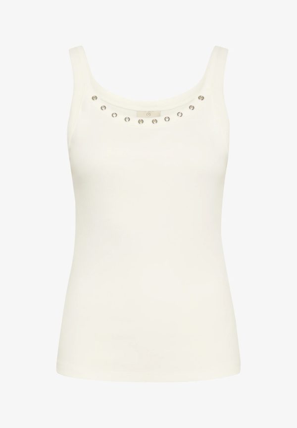Top KAcarna Eyelets Tank Top