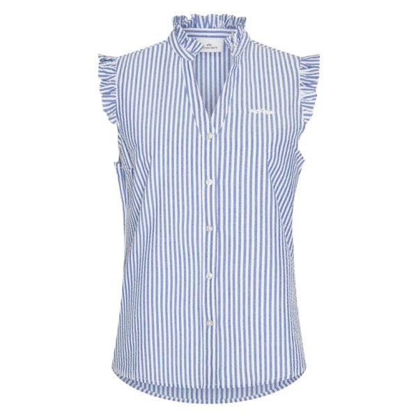 HVS blouse Skylar blue stripe